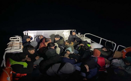 Bodrum açıklarında 39 kaçak göçmen yakalandı