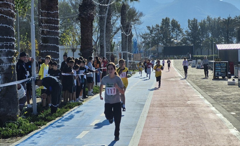 Bodrum'da 250 öğrencinin katılımıyla Büyük Atatürk koşusu yapıldı