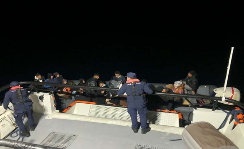 Bodrum'da 31 kaçak göçmen kurtarıldı