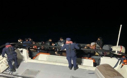 Bodrum'da 31 kaçak göçmen kurtarıldı