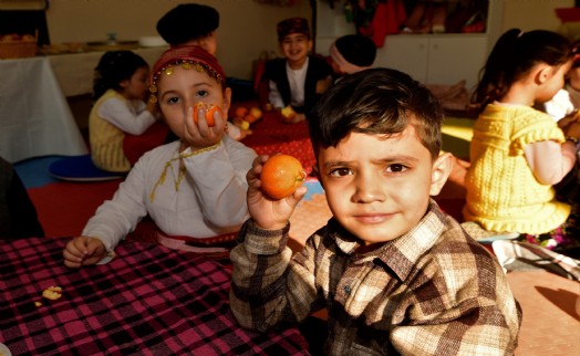 Bornovalı minikler Yerli Malı Haftası'nı coşkuyla kutladı