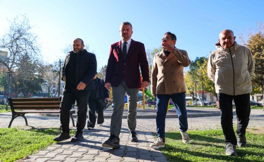 Buca'nın parkları yenileniyor: Başkan Duman sahada çalışmaları inceledi