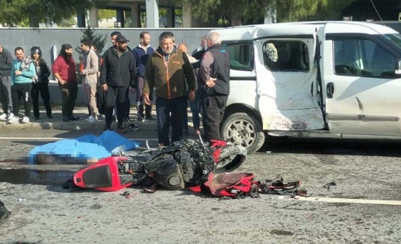 Çeşme'de feci motosiklet kazası: 1 ölü 1 ağır yaralı