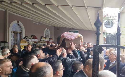 Erzene Mahallesi 27 yıllık Muhtarı Ayşe Müjgan Pakyürek' sonsuzluğa uğurlandı