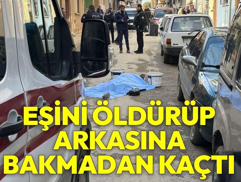 Eşini sokak ortasında tüfekle öldürüp arkasına bakmadan kaçtı!