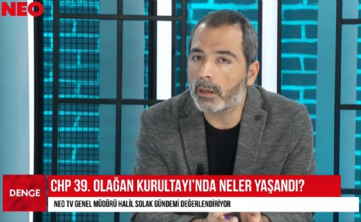 Halil Solak'tan Neo ekranlarında çarpıcı Kurultay değerlendirmesi; Pijamalı-kumandalı çağrı tarihi bir çağrıdır