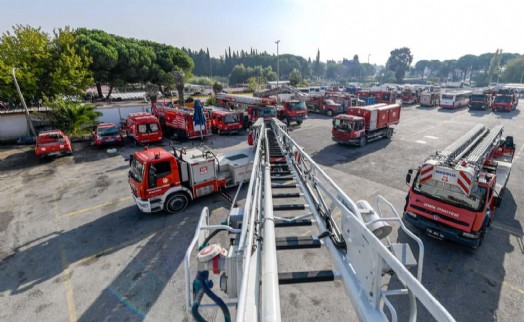 İtfaiye araçlarının bakım üssü: Mekatronik Atölyesi