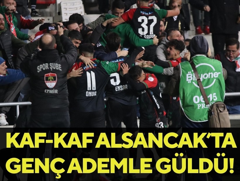 Kaf-Kaf Alsancak'ta genç Adem'le güldü: 2-1