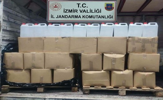 Kamyonette 860 litre etil alkol ele geçirildi