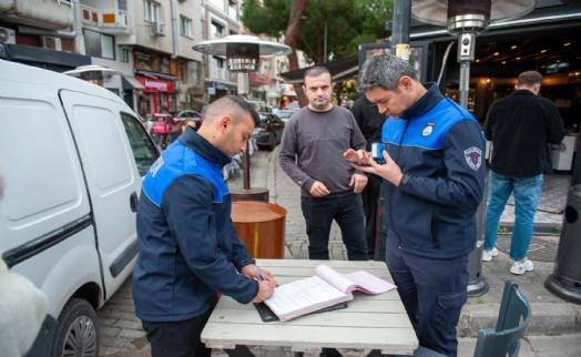 Karşıyaka Zabıtası'ndan işgal denetimi