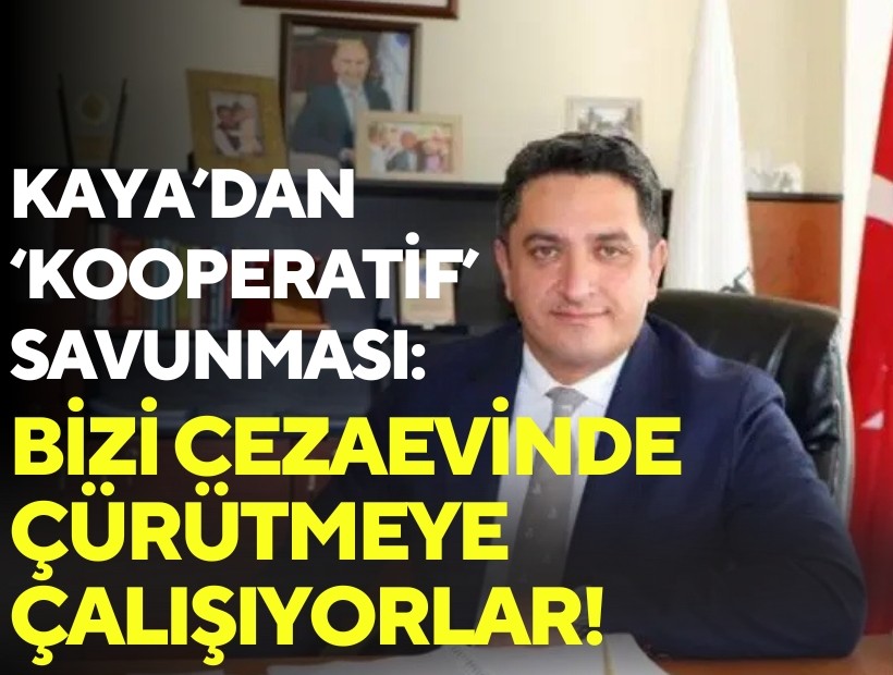 Kaya’dan ‘kooperatif’ savunması: Bizi cezaevinde çürütmeye çalışıyorlar!
