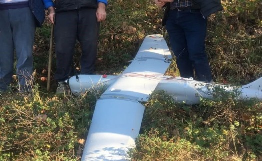 Kocaeli'nin kırsalına İHA düştü!