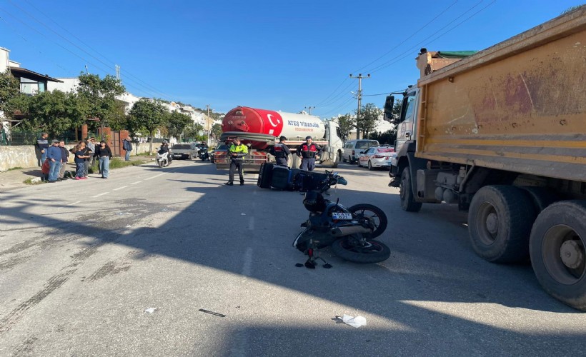 Motosiklet kazasında ağır yaralanan sürücü kurtarılamadı: O anlar kamerada!