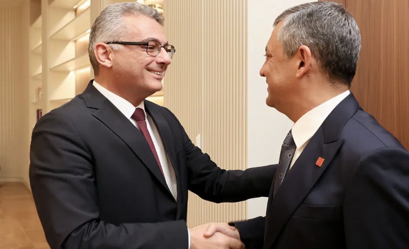 Özgür Özel, KKTC Cumhurbaşkanı Erhürman ile bir araya geldi