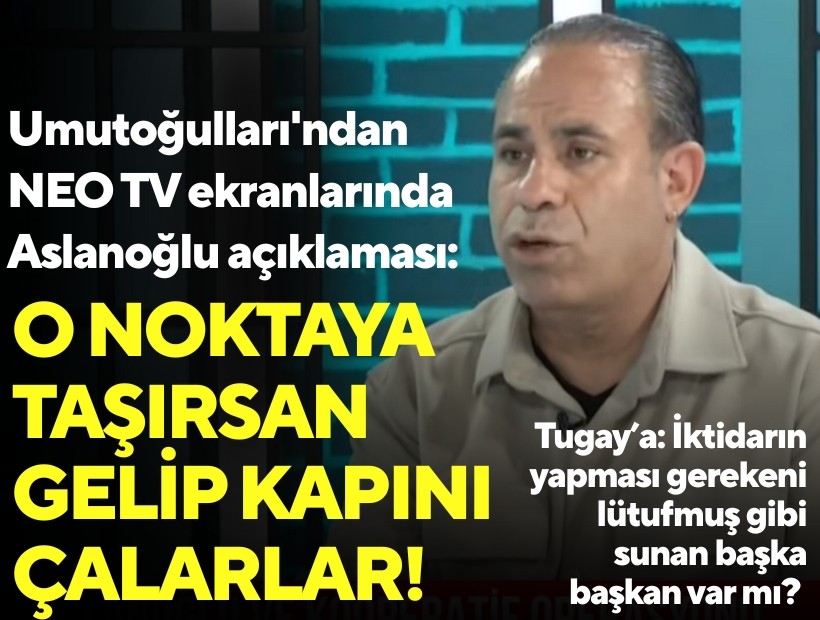 Umutoğulları'ndan NEO TV ekranlarında Aslanoğlu açıklaması: O noktaya taşırsan gelip kapını çalarlar!