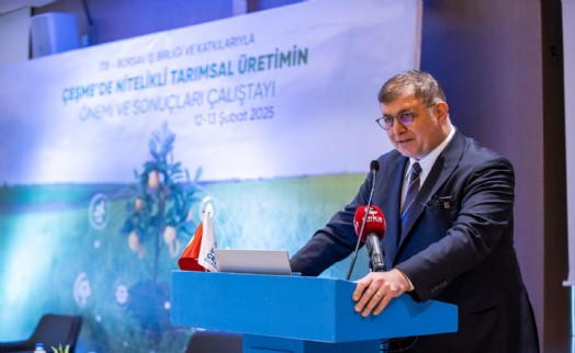 Başkan Tugay Çeşme Nitelikli Tarım Çalıştayı'nı açtı