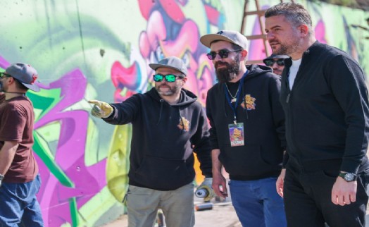 Buca'da grafiti sanatçılarından görsel şölen