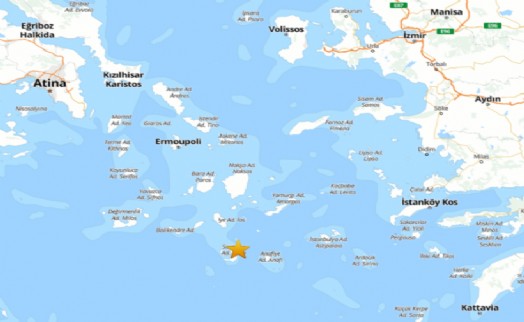 Ege Denizi'nde sarsıntılar sürüyor: 4.8 büyüklüğünde deprem!