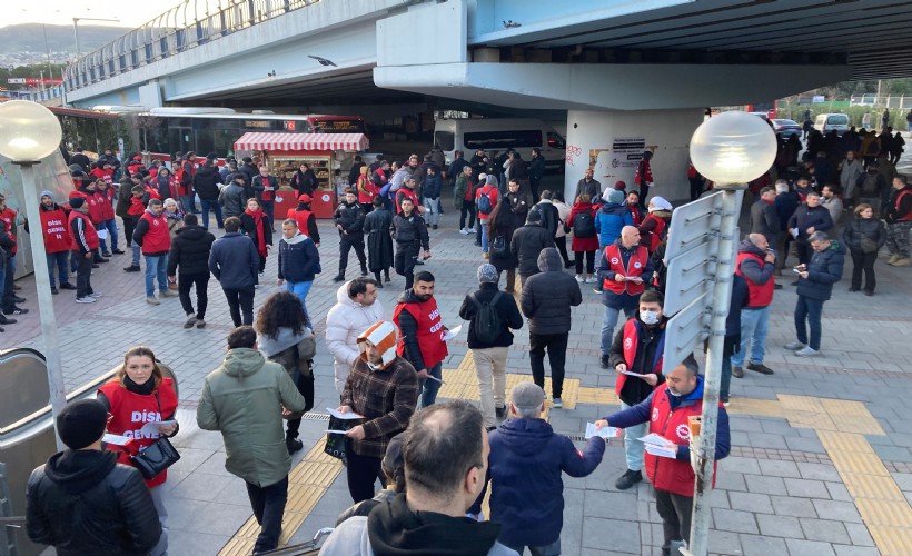 İzBB işçilerin direnişinde 3'üncü gün