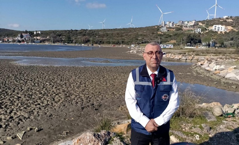 Seferihisar Belediyesi'nden tedirgin eden görüntüye ilişkin açıklama; Deniz çekilmesi tehlike değil