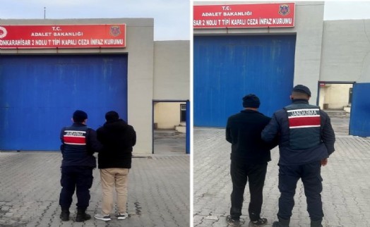 Aranan 2 hükümlü yakalandı