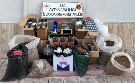 Aydın'da 1 milyon 100 bin TL değerinde kaçak tütün ele geçirildi