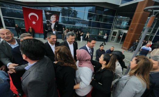 Başkan Önal, personelle bayramlaştı