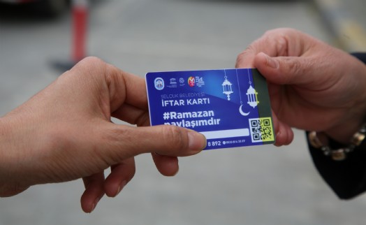 Efes Selçuk'ta Ramazan dayanışması İftar Kart ile başladı
