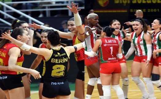 Ezeli rakipler Göztepe ve Karşıyaka, Sultanlar Ligi için sahada