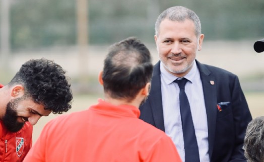 Karşıyaka'da kritik maç öncesi Başkan Ergüllü'den moral ziyareti