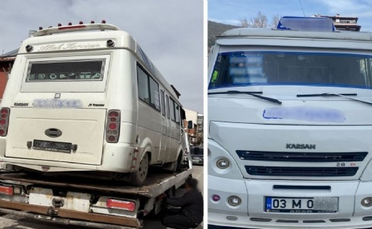İkiz plakalı minibüslerin sahibine ceza
