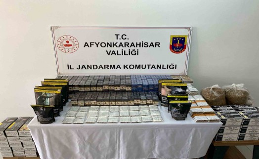 Jandarmadan kaçak tütün baskını
