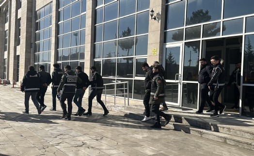 Kütahya'da suç örgütü şüphelileri adliyede