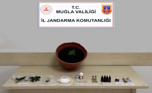 Muğla'da uyuşturucu operasyonunda 1 tutuklama
