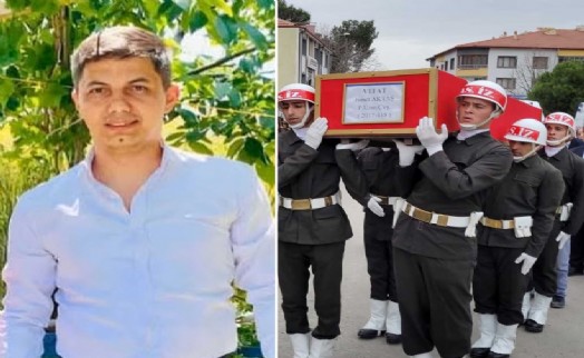 Suriye'de kalp krizinden hayatını kaybeden uzman çavuş Afyon'da toprağa verildi