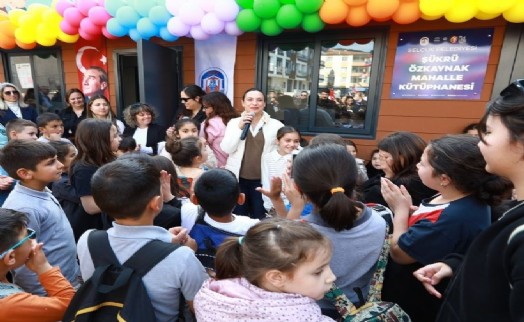 Her mahalleye kütüphane projesi büyüyor: Şükrü Özkaynak Kütüphanesi ve Direniş Parkı açıldı