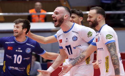 Arkas Spor seriyi eşitlemek için sahada