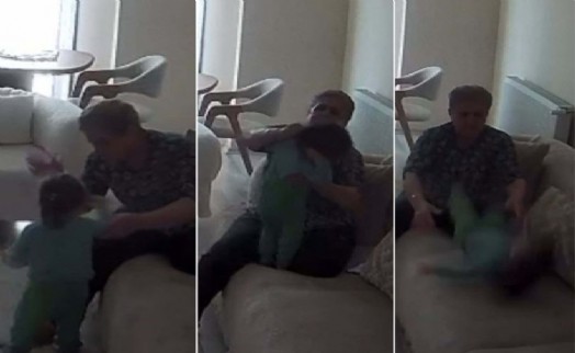 Aydın'da bakıcı skandalı! 2 yaşındaki çocuğa şiddet uyguladığı anlar kamerada