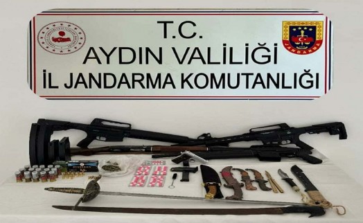 Aydın'da silah kaçakçılığı operasyonu; 10 gözaltı