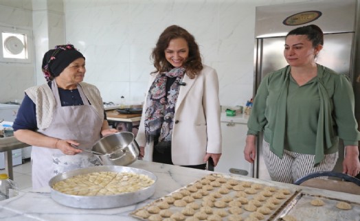 Başkan Ünsal'dan üreten kadınlara destek ziyareti