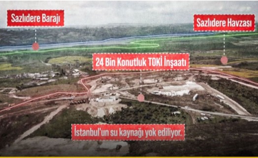 İBB'den Kanal İstanbul'a yıkım kararı: İSKİ süre verdi gözaltılar peşinden geldi