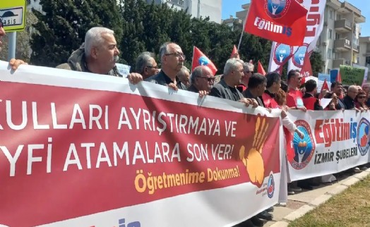 İzmir'de bir protesto da Aliağa'da! 'Bu bir proje değil, tasfiye operasyonudur'