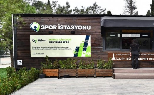 İzmir'in ilk spor istasyonu Hasanağa Bahçesi'nde açıldı