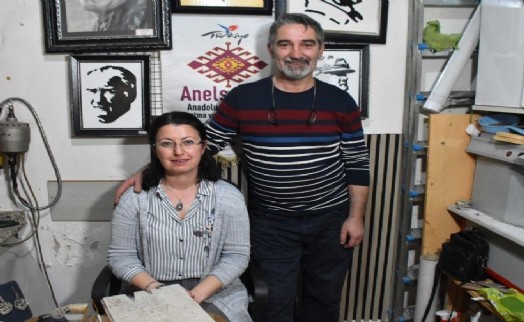 İzmirli çift, somut olmayan kültürel mirasları yaşatıyor: Naht ve Kazaziyeyi Birleştiren Atölye