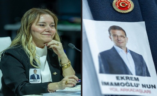 Konak Meclisi'nde İmamoğlu damgası: Yakalarında fotoğrafla katıldılar!