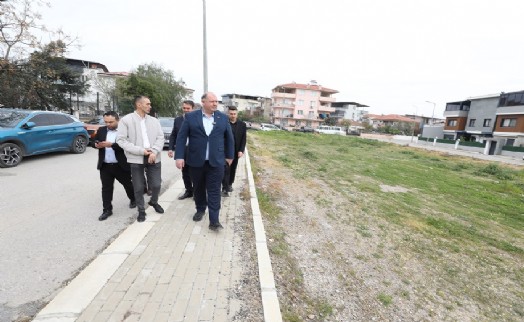 Menderes Belediyesi, pati park için ilk kazmayı vuruyor