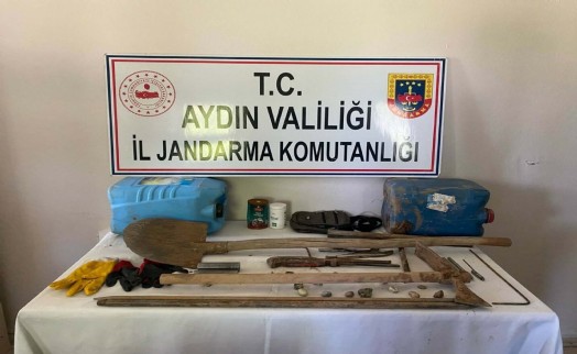 SİT alanında kaçak tarihi eser kazısına 5 gözaltı