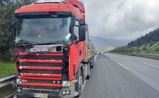 TIR'ın çarptığı minibüsün sürücüsü hayatını kaybetti