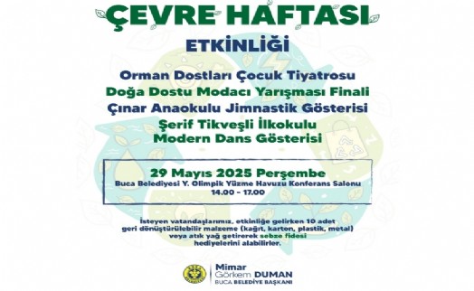 Buca'da çevre haftası dolu dolu geçecek