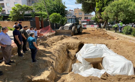 Aydın'da bulunan oda mezarın üstü kapatıldı
